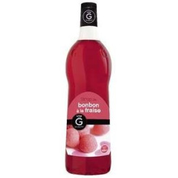 Sirop de Bonbon à la Fraise Gilbert 1 L - Grossiste boissons, fournisseur de boissons, boissons en gros avec ClicMarket