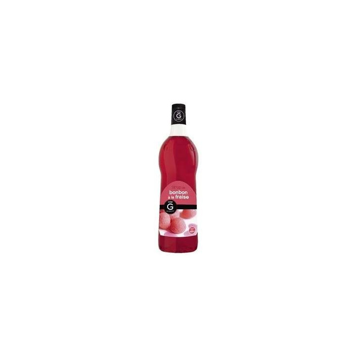 Sirop de Bonbon à la Fraise Gilbert 1 L - Grossiste boissons, fournisseur de boissons, boissons en gros avec ClicMarket