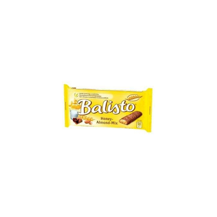 20 Barres Chocolatées Balisto Miel Amandes 20 x 37 G - Grossiste alimentaires, biscuits en gros avec ClicMarket