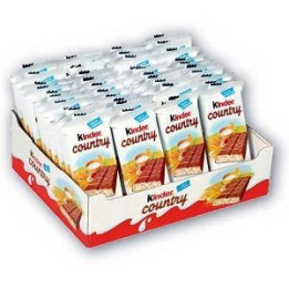 40 Barres Chocolatées de Kinder Country 23.5 G X 40 - Vos courses en ligne livrées à domicile avec ClicMarket