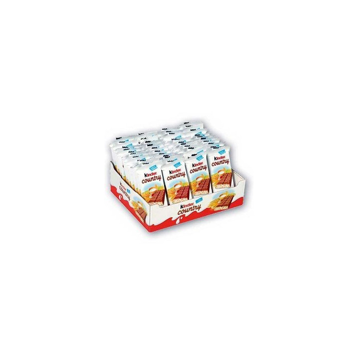 40 Barres Chocolatées de Kinder Country 23.5 G X 40 - Vos courses en ligne livrées à domicile avec ClicMarket