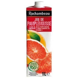 6 Briques de Jus de Pamplemousse Rochambeau 6 x 1 L - Boissons en gros avec ClicMarket