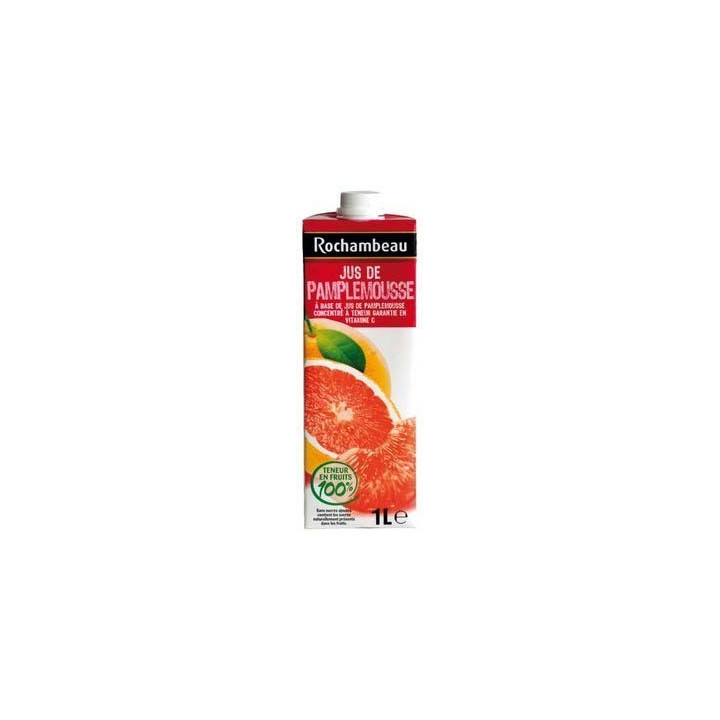 6 Briques de Jus de Pamplemousse Rochambeau 6 x 1 L - Boissons en gros avec ClicMarket