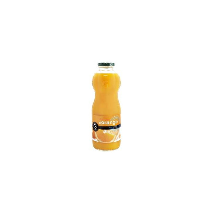 6 Bouteilles en Verre de Jus d'Orange Gilbert 6 x 1 L - Grossiste boissons, boissons en gros avec ClicMarket