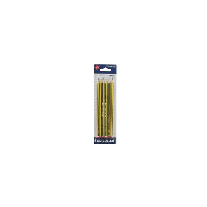 6 Crayons Graphite HB Noris Staedtler
