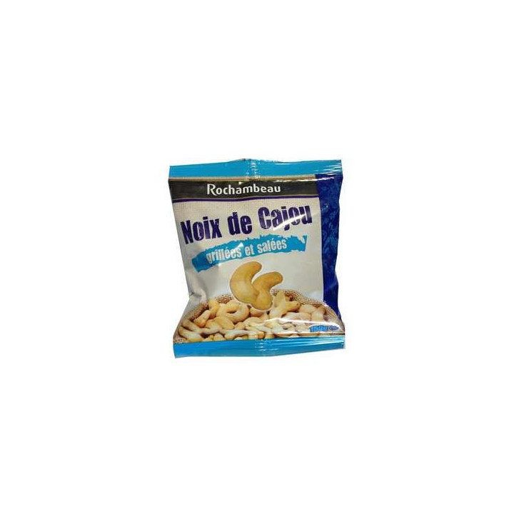 4 Sachets de Noix de Cajou Grillées et Salées Rochambeau 4 x 150 G
