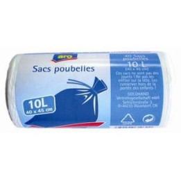 200 Sacs Poubelle Aro 10 L