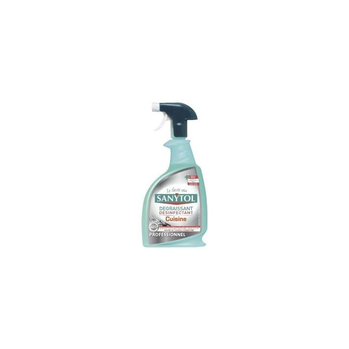 Spray Nettoyant Désinfectant Dégraissant Spécial Cuisine Sanytol 750 ML