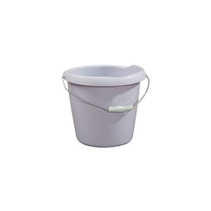 Seau avec Bec Verseur Blanc 10 L