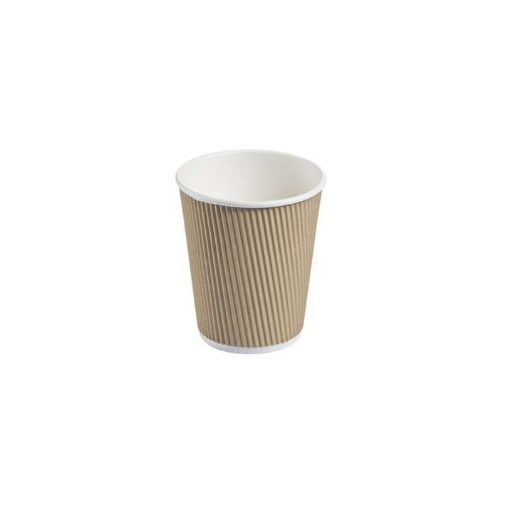 80 Gobelets en Carton Double Paroi 25 CL