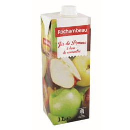 6 Briques de Jus de Pomme Rochambeau 6 x 1 L