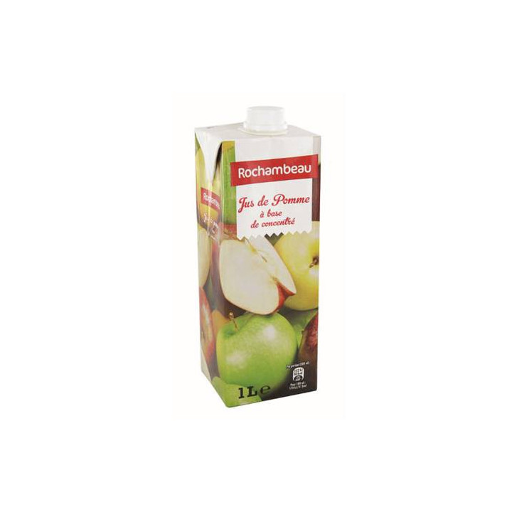 6 Briques de Jus de Pomme Rochambeau 6 x 1 L