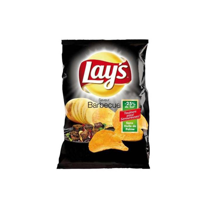 20 Paquets de Chips Lay's Goût Barbecue 20 x 45 G