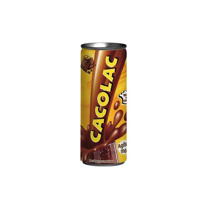 24 Canettes de Cacolac Boisson au Cacao 24 x 25 CL