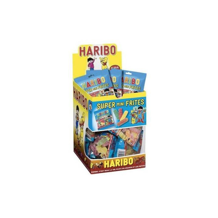 30 Sachets de Bonbon Frites Haribo 30 x 40 G