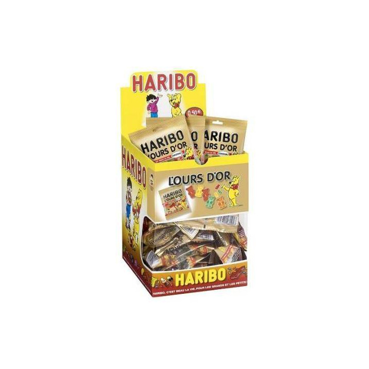 30 Sachets de Bonbon L'Ours Or Haribo 30 x 40 G