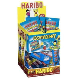 30 Sachets de Bonbon Schtroumpf Haribo 30 x 40 G