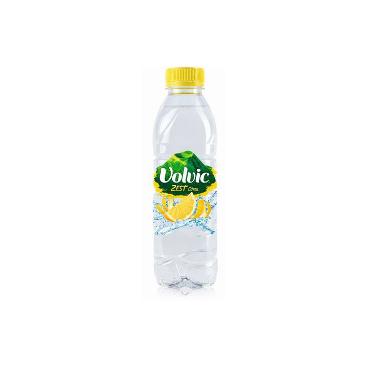 24 Bouteilles d'Eau Volvic Juicy Citron 24 x 50 CL