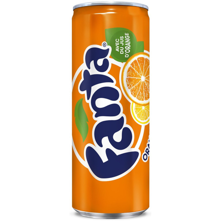 24 Canettes de Fanta Orange 24 x 33 CL