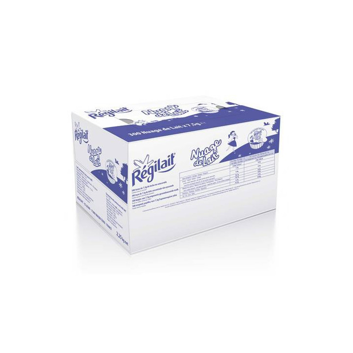 240 Coupelles de Nuage de Lait Régilait Non Sucré 240 x 7.5 G 