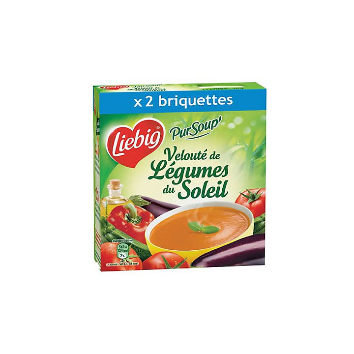 2 Briquettes de Soupe Velouté de Légumes du Soleil Liebig 2 x 35 CL