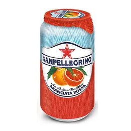 24 Canettes de San Pellegrino Aranciata Rossa 24 x 33 CL