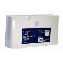 10 Paquets de 135 Feuilles Essuie-mains Marathon Blanc Tork