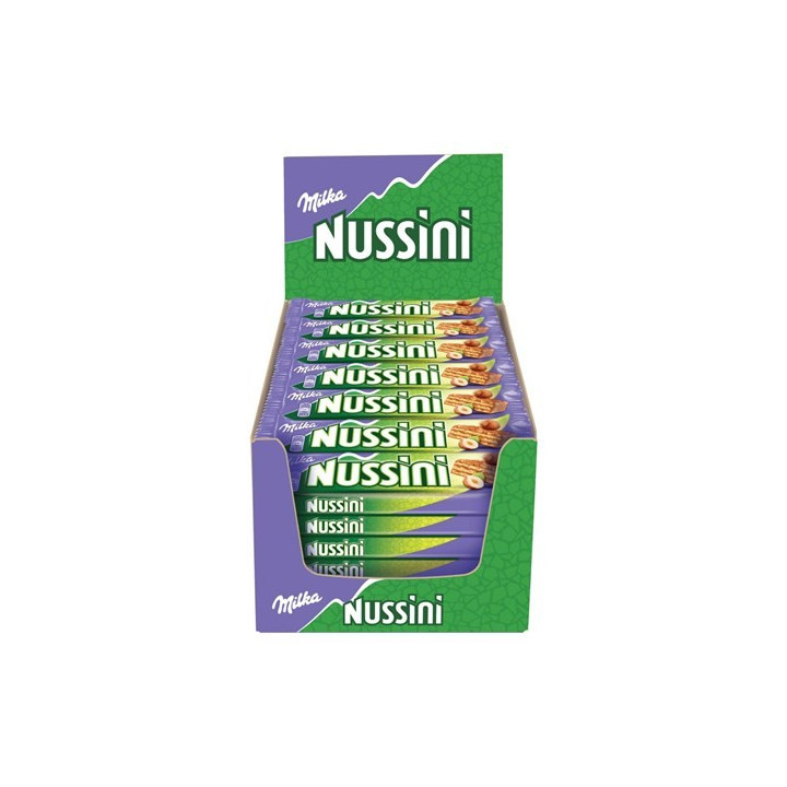 35 Barres Chocolatées Nussini Milka 35 x 31.5 G