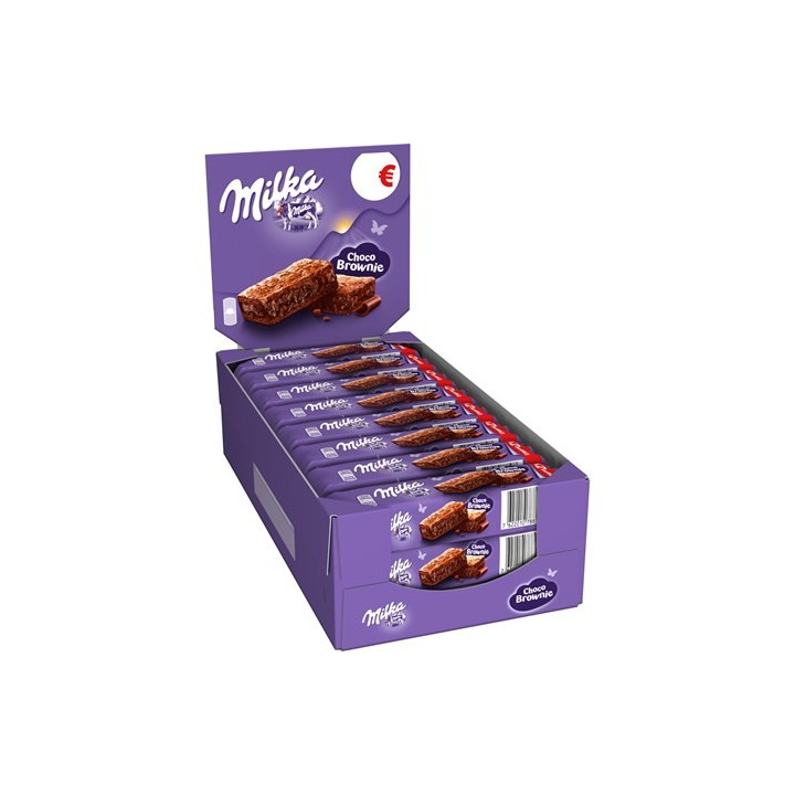 24 Barres Chocolatées Choco Brownie Milka 24 x 50 G