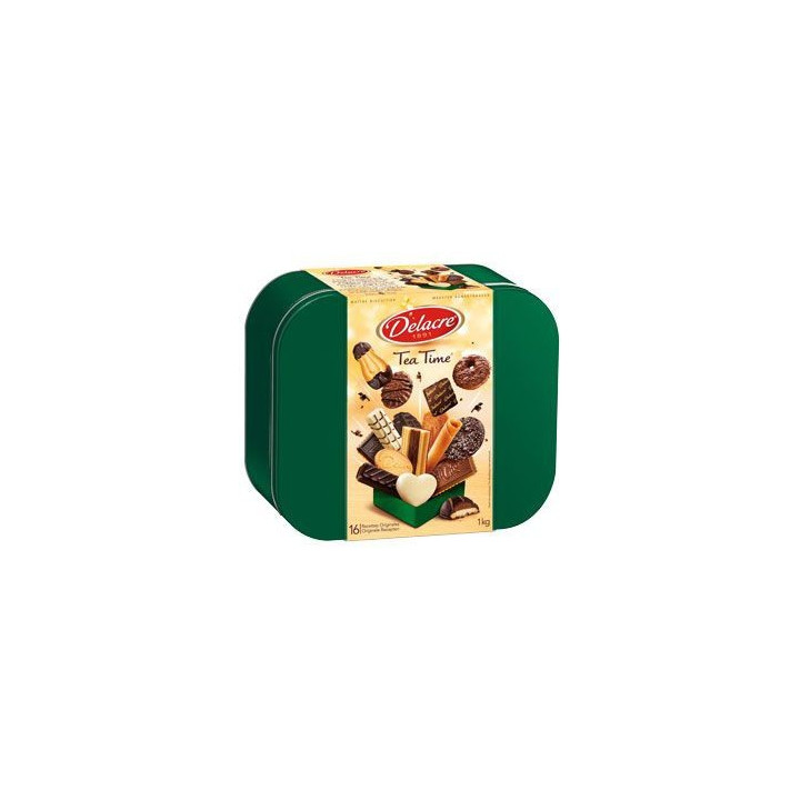 Tea Time Boîte Métal Delacre 1 KG