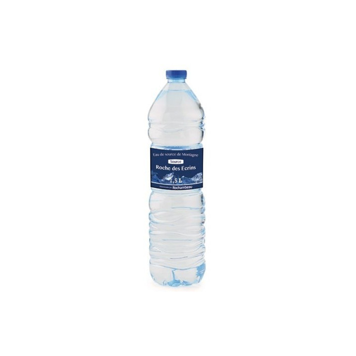 6 Bouteilles d'Eau de Source de Montagne Roche des Ecrins 6 x 1.5 L