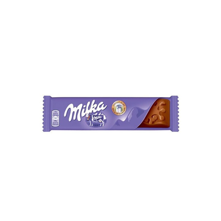 48 Mini Tablettes Chocolat au Lait Milka 48 x 25 G