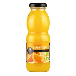 12 Bouteilles en Verre de Jus d'Orange Bio Gilbert 12 x 25 CL