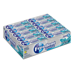 30 Paquets de Chewing-Gum Freedent White Menthe Douce