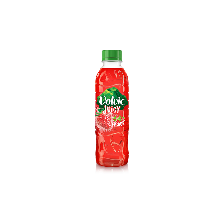 24 Bouteilles d'Eau Volvic Fraise 24 x 50 CL