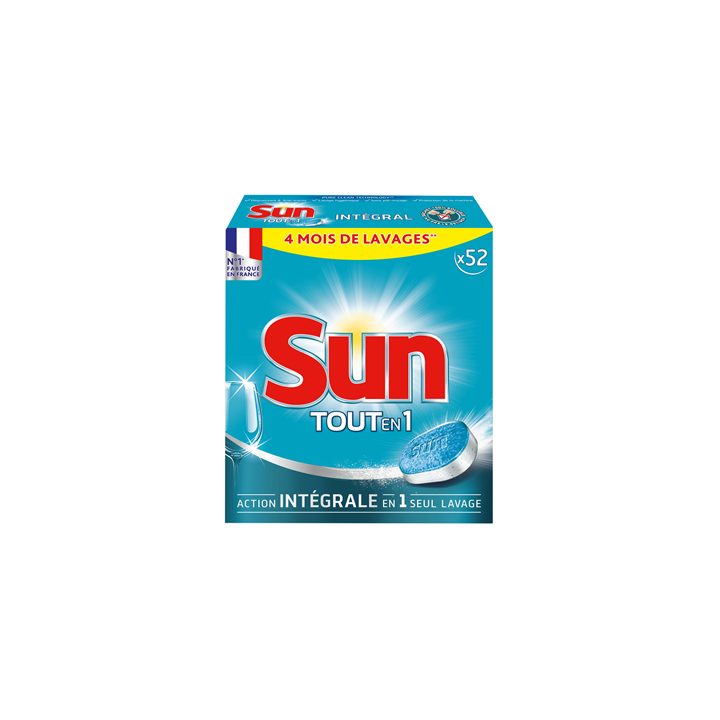 Sun Tout en 1 Action Intégrale 52 Pastilles