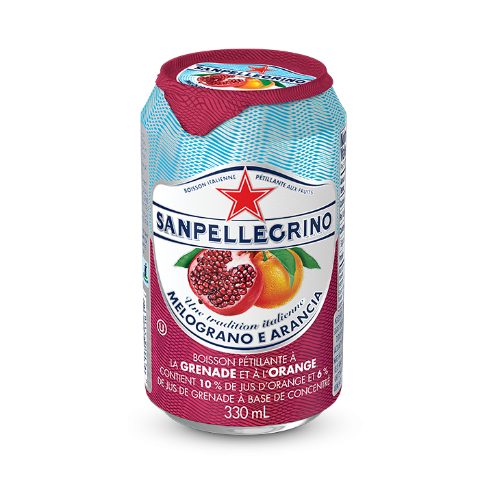 24 Canettes de San Pellegrino Melograno E Arancia 24 x 33 CL