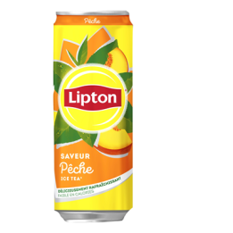 24 Canettes Lipton Ice Tea Pêche 24 x 33 CL