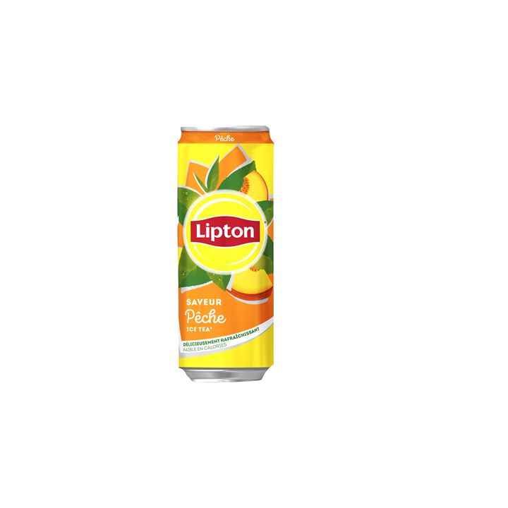24 Canettes Lipton Ice Tea Pêche 24 x 33 CL