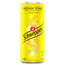 24 Canettes de Schweppes Indian Tonic 33 CL