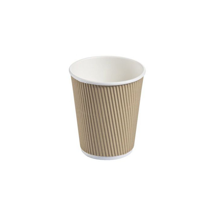 80 Gobelets en Carton Double Paroi 10 CL