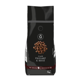 1 Kilo de Café en Grains Puissant & Boisé Intensité 11 Gilbert