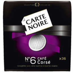 36 Dosettes de Café Corsé Carte Noire