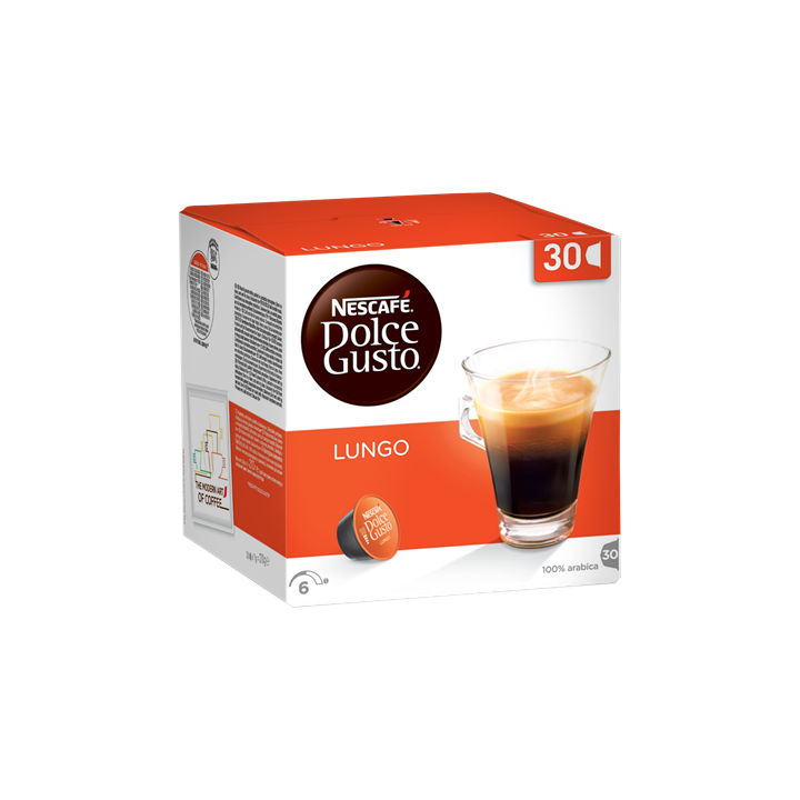30 Dosettes de Café Lungo Dolce Gusto Nescafé