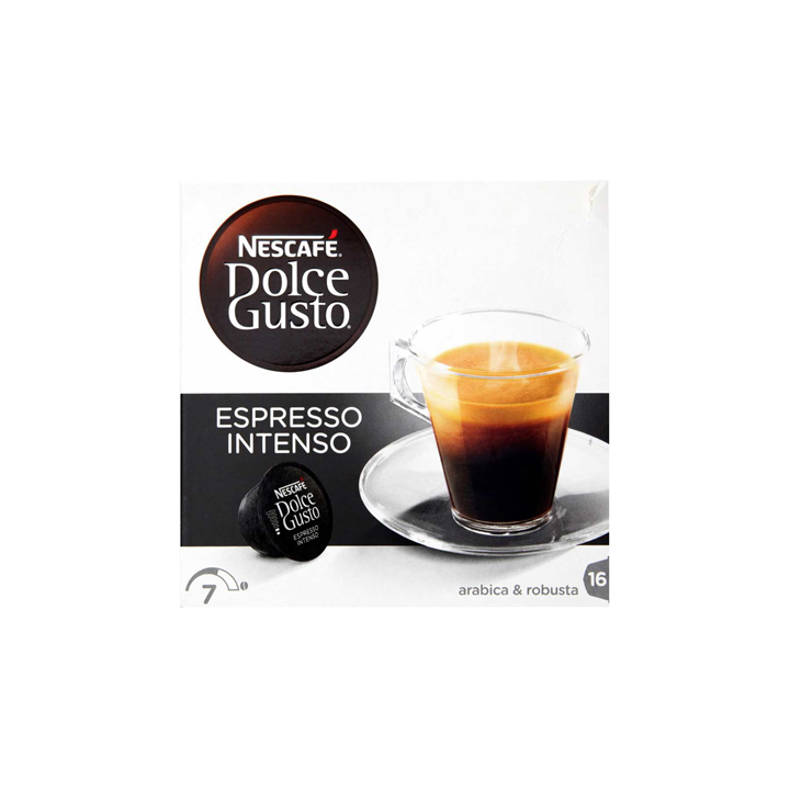16 Dosettes de Café Espresso Intenso Dolce Gusto Nescafé