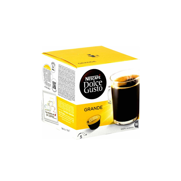 16 Dosettes de Café Grande Dolce Gusto Nescafé
