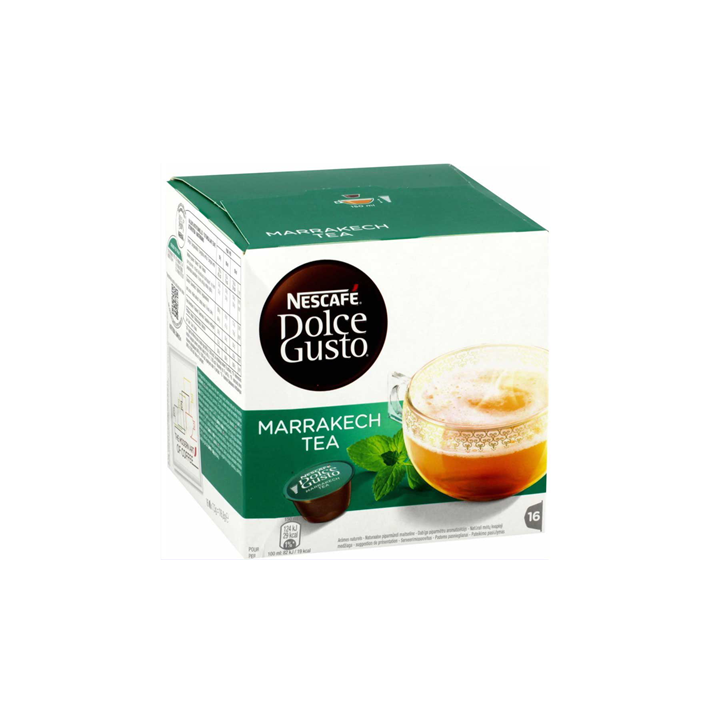 16 Dosettes de Thé Marrakech Tea Dolce Gusto Nescafé