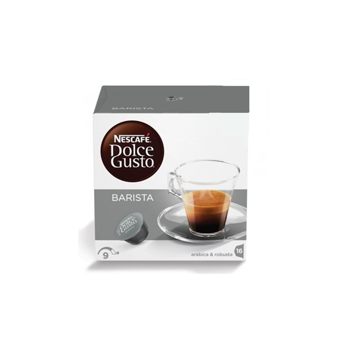 16 Dosettes de Café Espresso Barista Dolce Gusto Nescafé