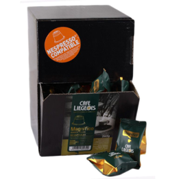 50 Capsules (Compatibles machines Nespresso) de Café Magnifico Café Liegeois
