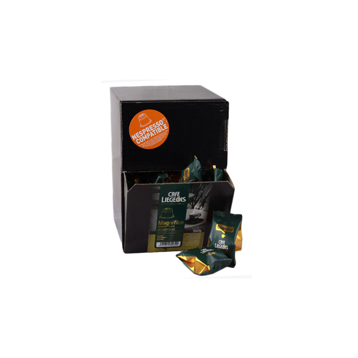 50 Capsules (Compatibles machines Nespresso) de Café Magnifico Café Liegeois